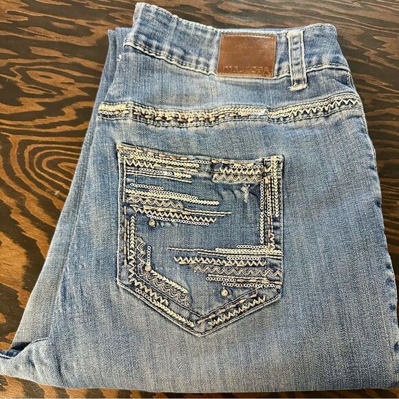 Maurice’s Bootcut Denim Decor Jeans. Embellished (1003) - Picture 2 of 9
